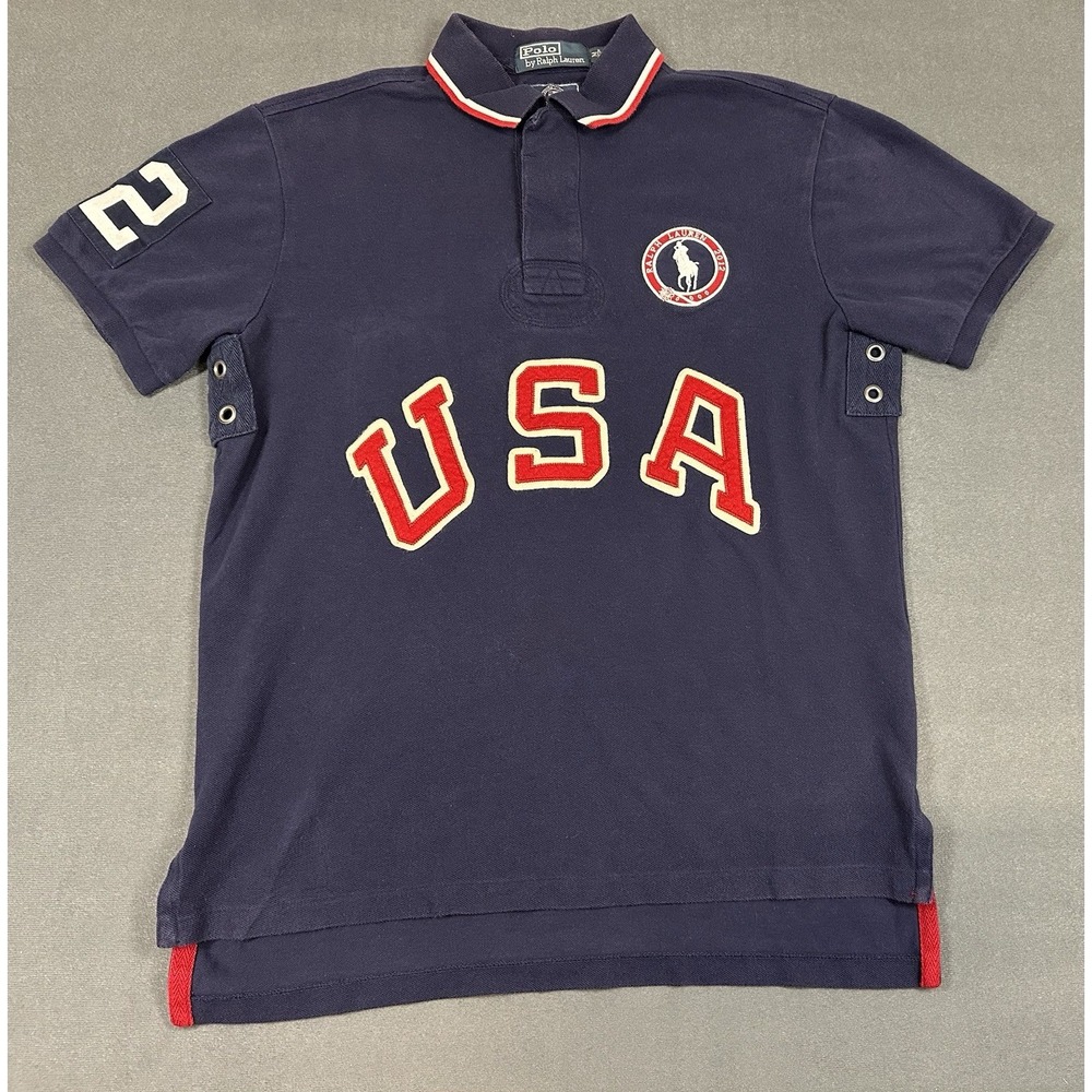 Vtg Polo Ralph Lauren Rugby Shirt 2012 Official Olympics Team USA Mens Size M